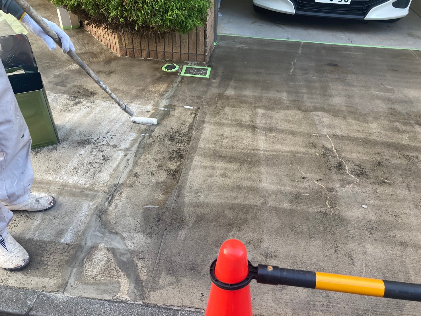 ②塗装の詳細写真