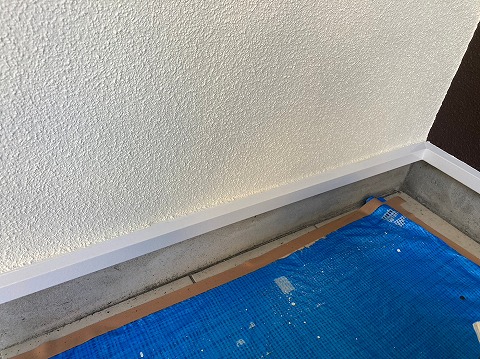 ⑤土台水切り塗装の詳細写真