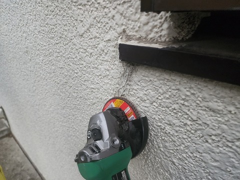 ②下地補修の詳細写真