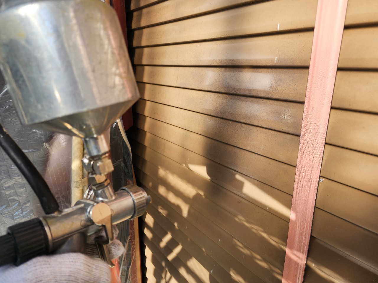 ④雨戸塗装の詳細写真