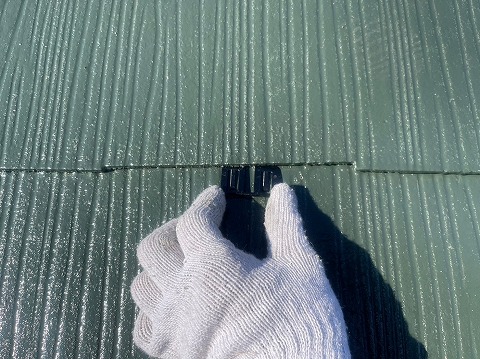 ②屋根塗装の詳細写真