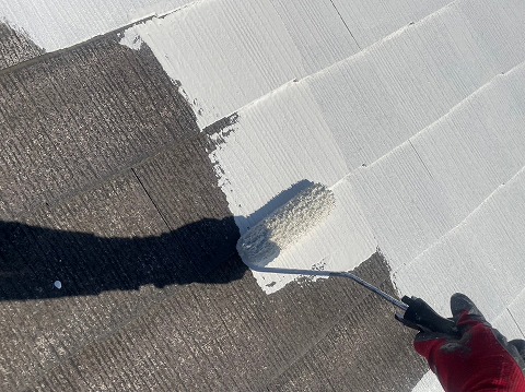 ②屋根塗装の詳細写真