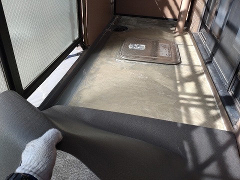 ①長尺シートの詳細写真