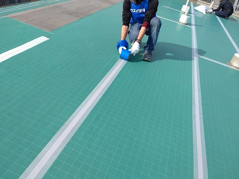 ③通気緩衝シートの詳細写真