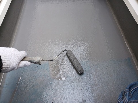 ①トップコート塗布の詳細写真