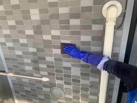 ②高圧洗浄の詳細写真