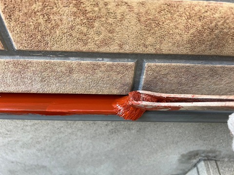 ⑤土台水切り塗装の詳細写真