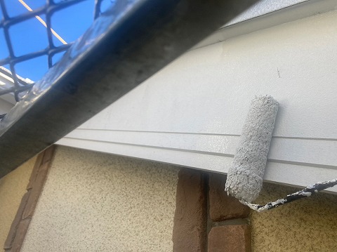 ④破風塗装の詳細写真