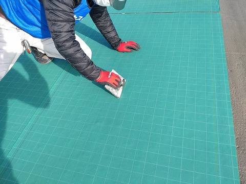 ③通気緩衝シートの詳細写真