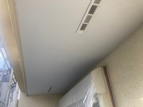 ③軒天塗装の詳細写真