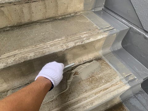 ③長尺シート張りの詳細写真