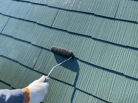 ②屋根塗装の詳細写真