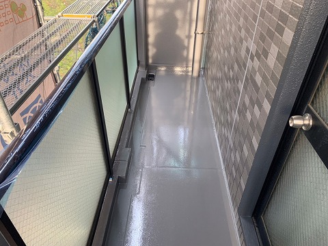 ①ベランダ防水の詳細写真