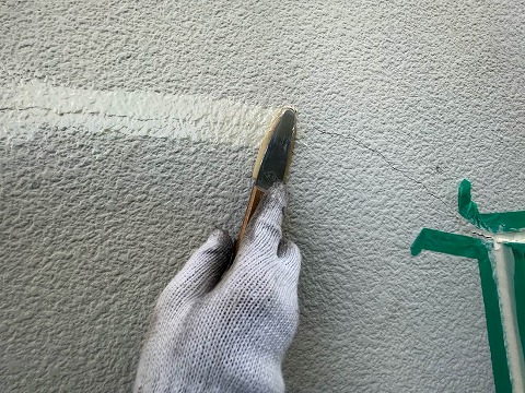 ②下地補修の詳細写真