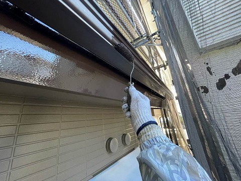 ⑧雨樋塗装の詳細写真