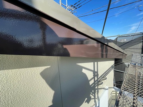 ⑦破風塗装の詳細写真