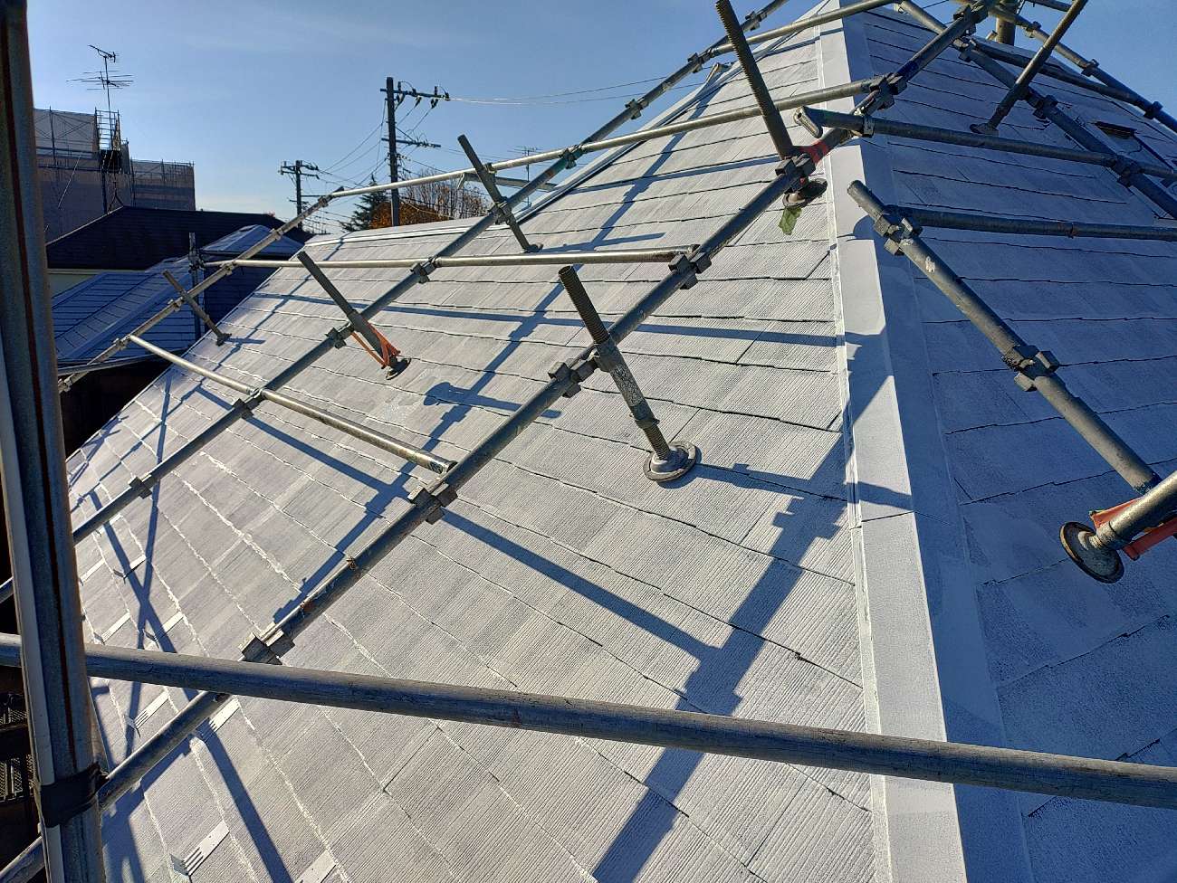 ②下塗りの詳細写真