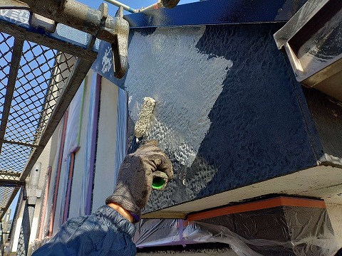 ③破風塗装の詳細写真