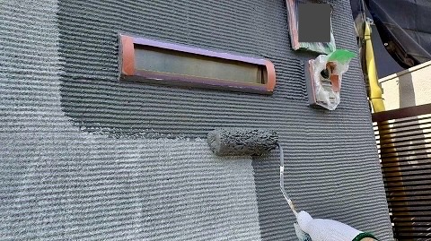 ③外構塀塗装の詳細写真