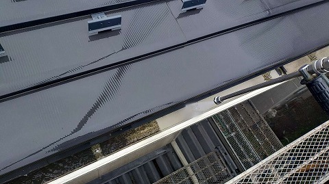 ①高圧洗浄の詳細写真