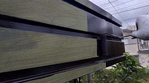 ⑤帯板塗装の詳細写真