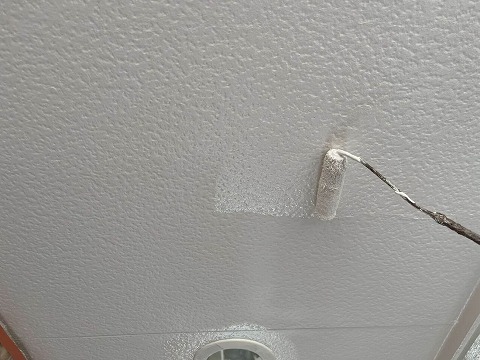 ③軒天塗装の詳細写真