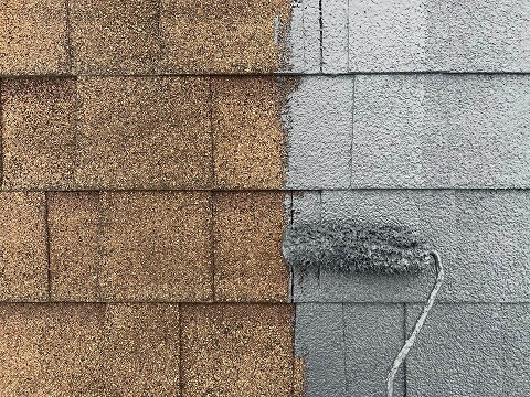 ③屋根塗装の詳細写真