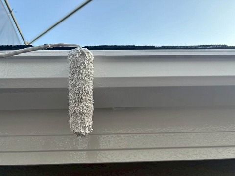 ⑤雨樋塗装の詳細写真