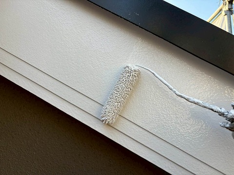 ④破風塗装の詳細写真