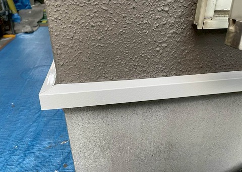 ⑦土台水切り塗装の詳細写真