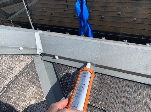 ②シーリングの詳細写真