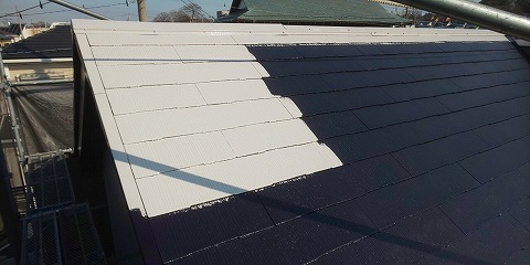 ③屋根塗装の詳細写真