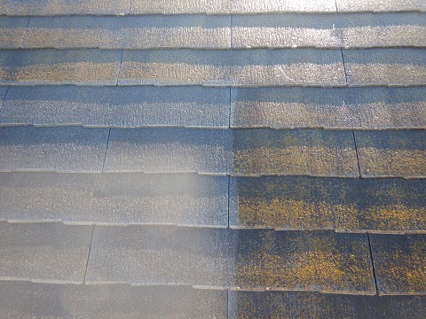 ①高圧洗浄の詳細写真