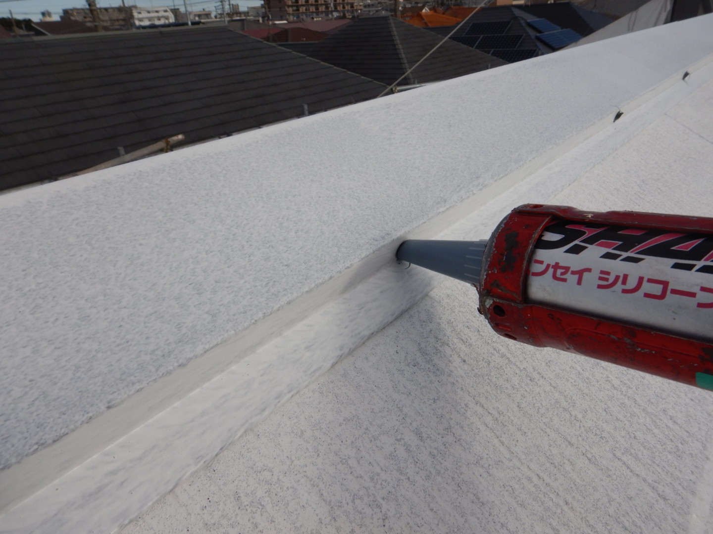 ③釘部処理・タスペーサーの詳細写真