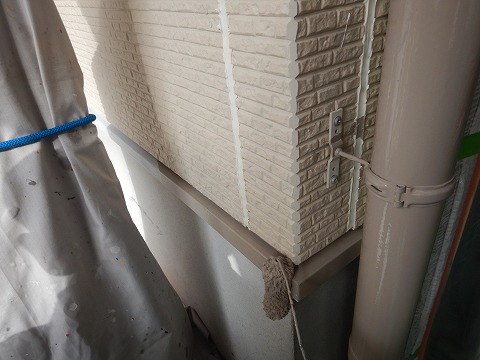 ⑦土台水切り塗装の詳細写真