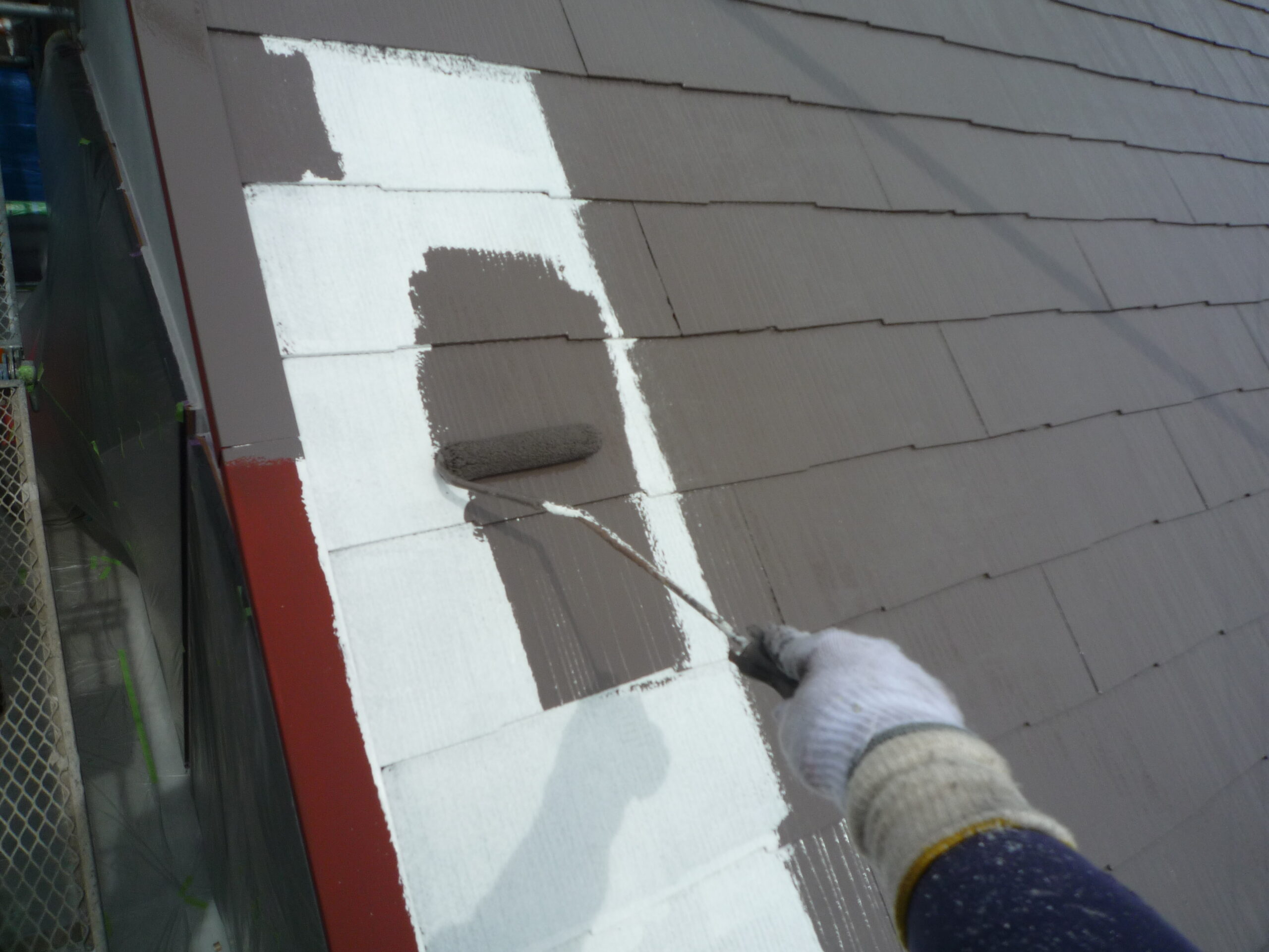 ④屋根塗装の詳細写真