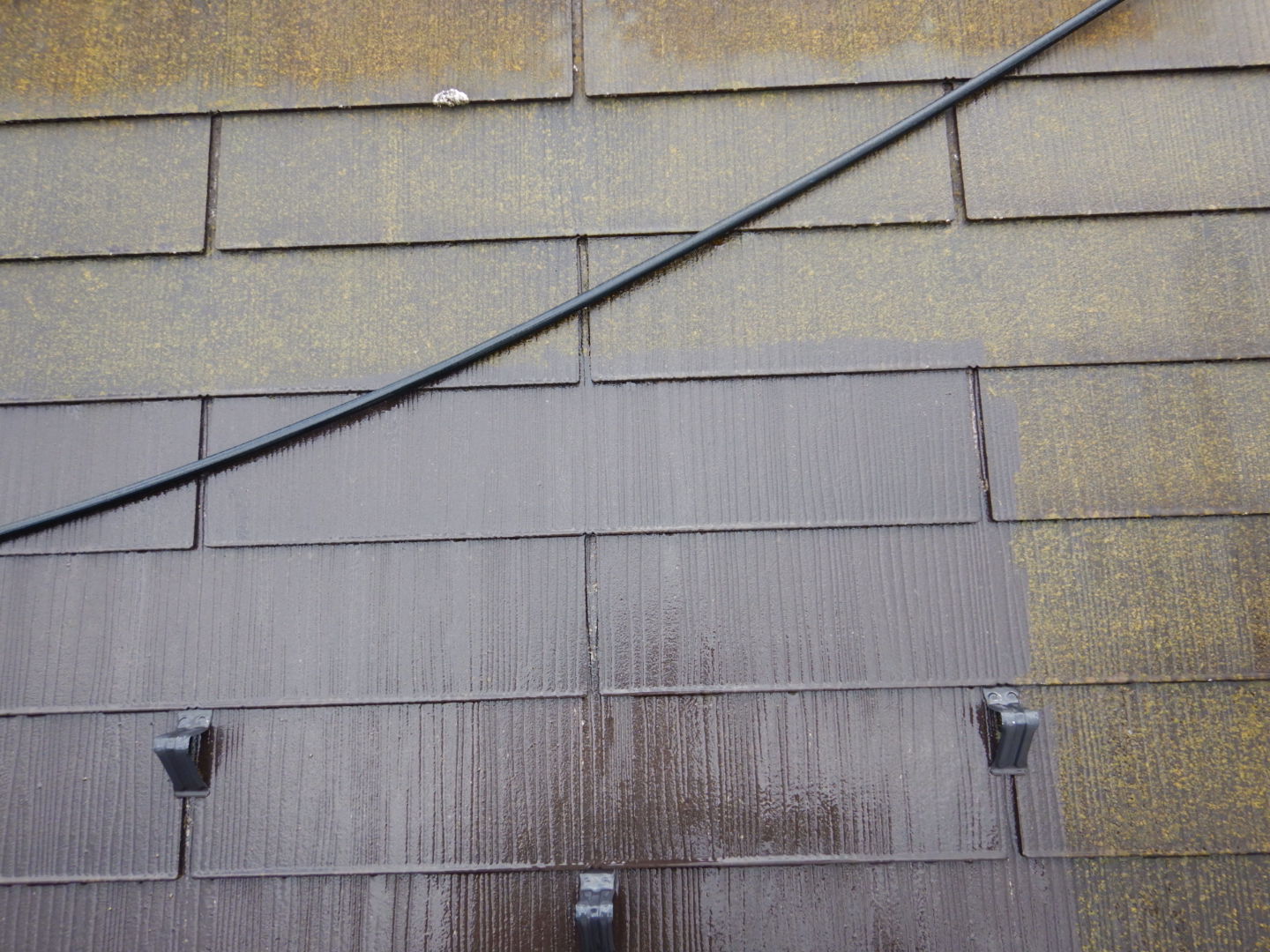 ①高圧洗浄の詳細写真