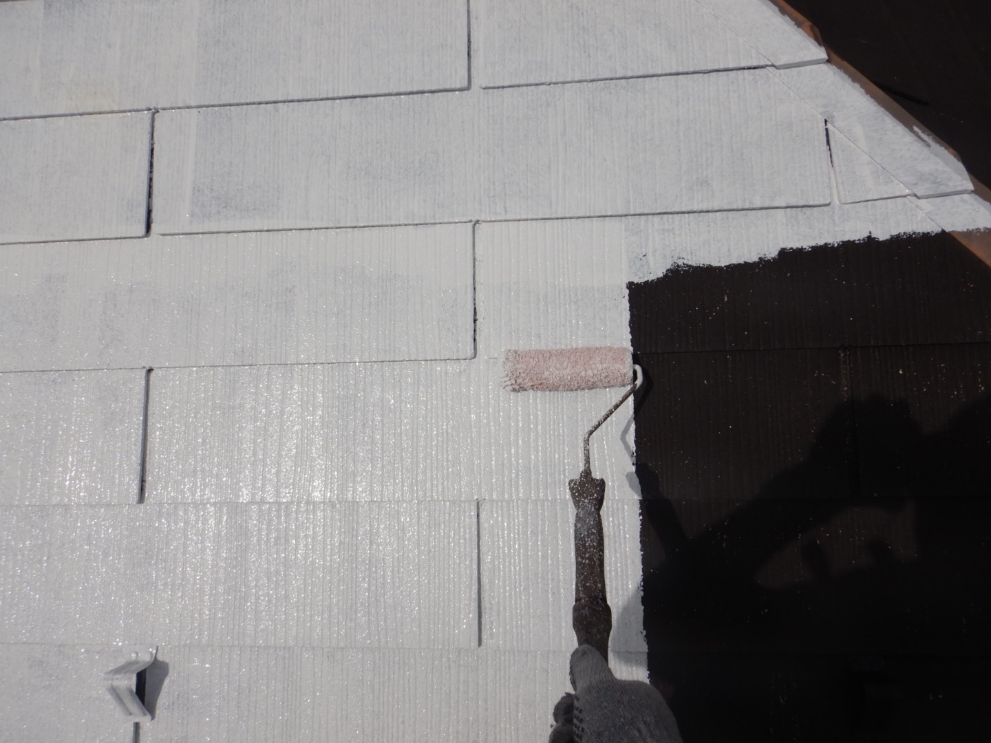 ②下塗りの詳細写真