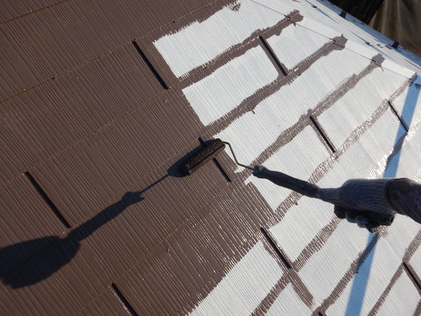 ③屋根塗装の詳細写真