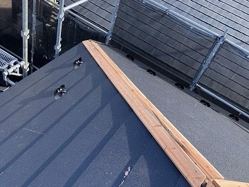④板金取付の詳細写真