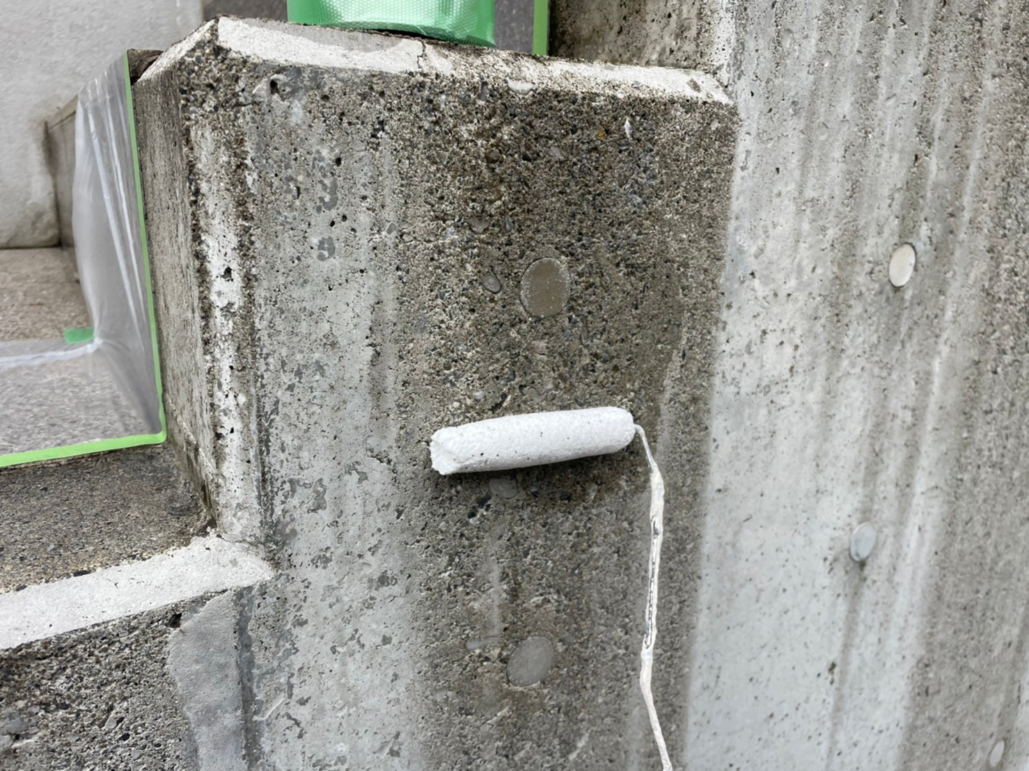 ①門塀 下地処理の詳細写真