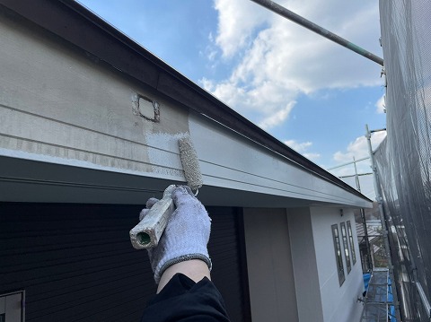 ⑦破風塗装の詳細写真