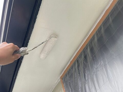 ⑥軒天塗装の詳細写真
