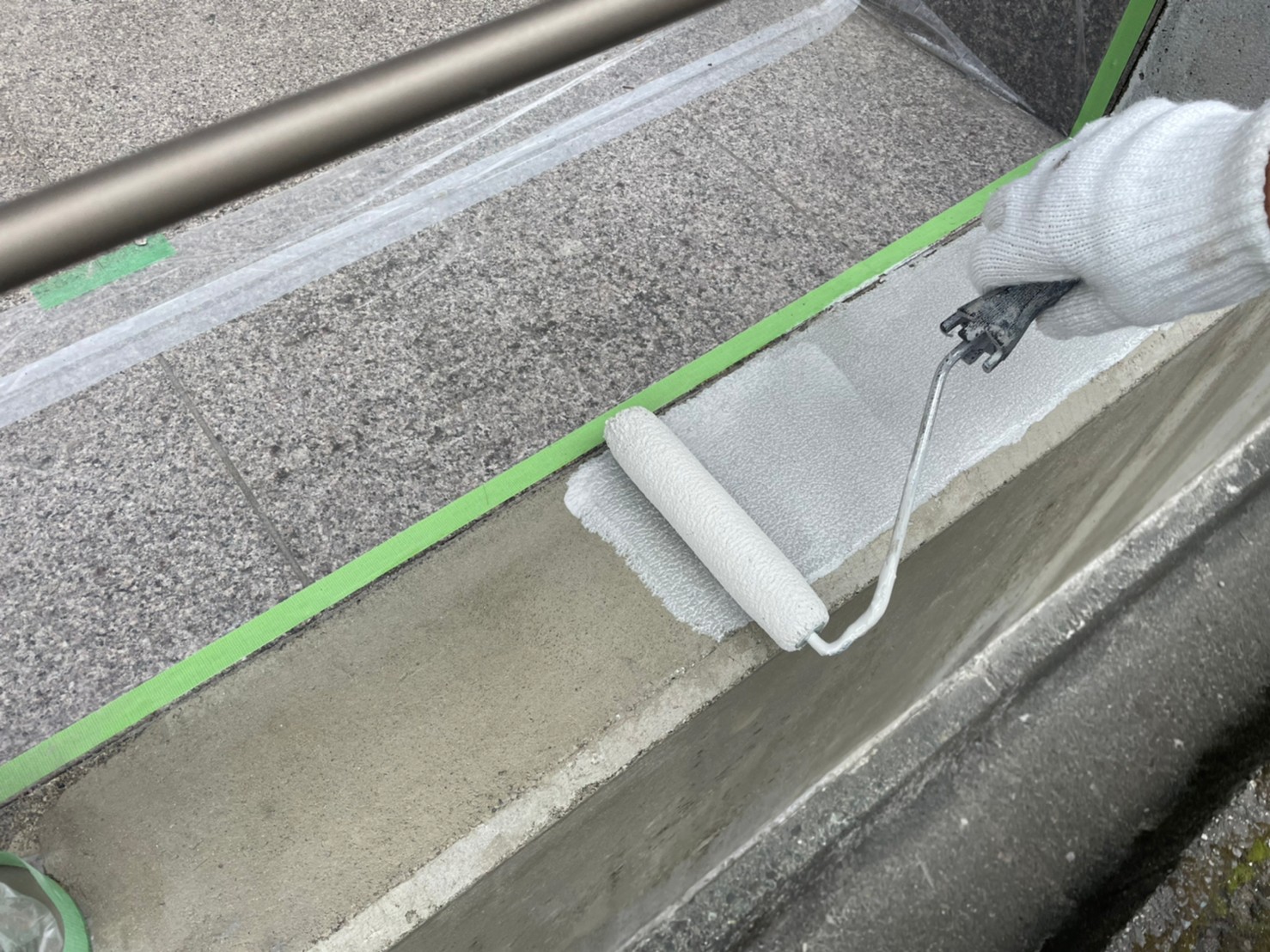 ②門塀 塗装の詳細写真